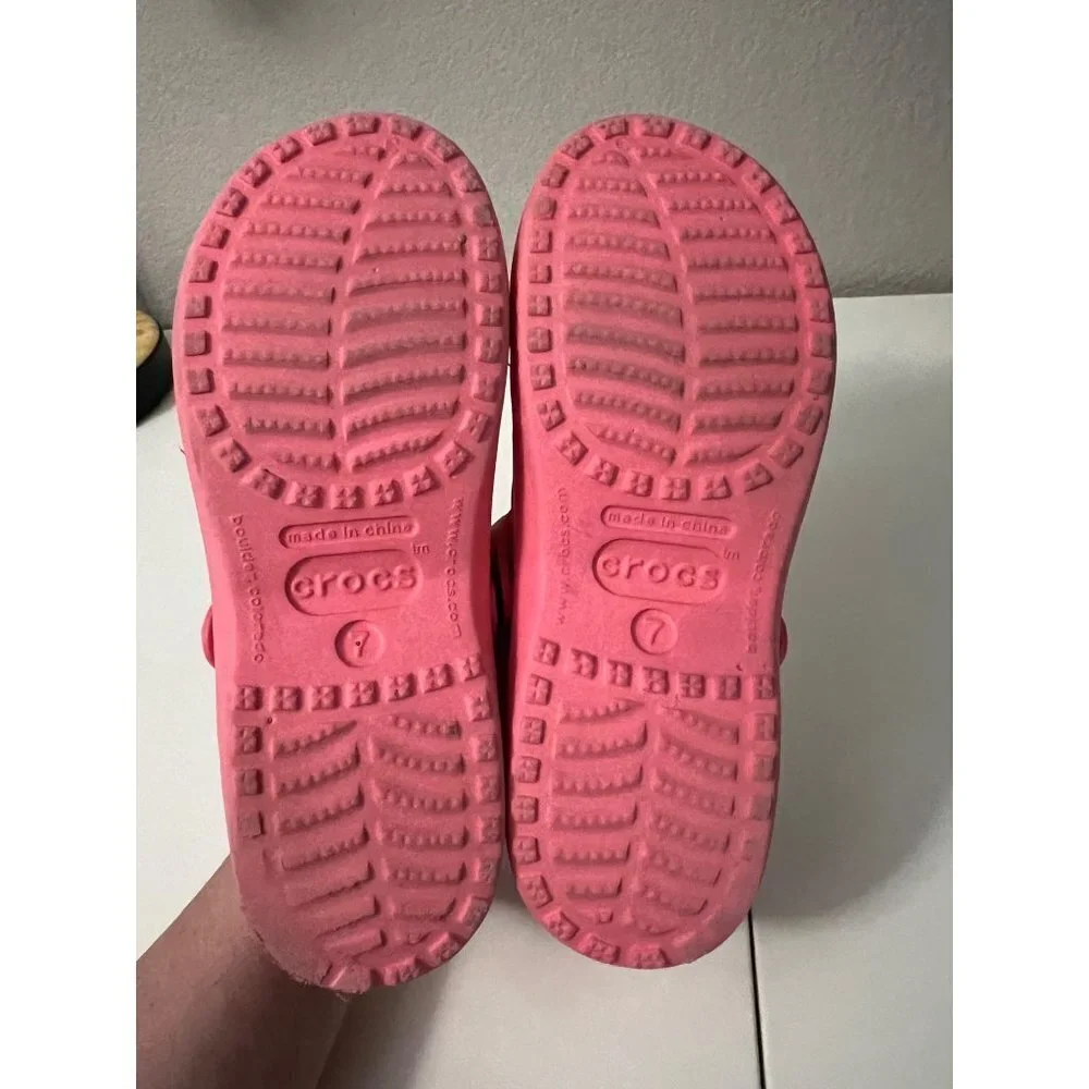 Crocs‎ | Women's Pink Slides Mules Sz 7